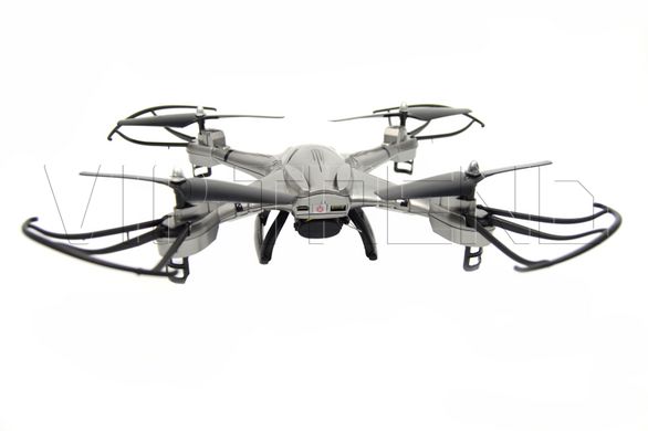 Квадрокоптер Intelligent Drone BF190 c WiFi и HD камерой, на пульте, радиоуправляемый коптер (Серый)