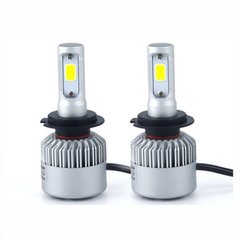 LED-лампы автомобильные S2 H7 6500K, 8000Lm ЛЭД лампы с охлаждением