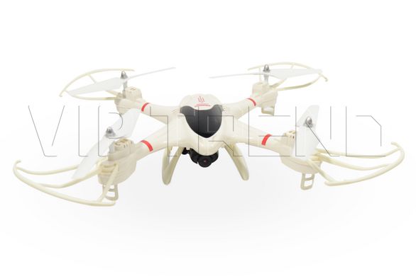 Квадрокоптер Intelligent Drone BF190 c WiFi и HD камерой, на пульте, радиоуправляемый коптер (Белый)