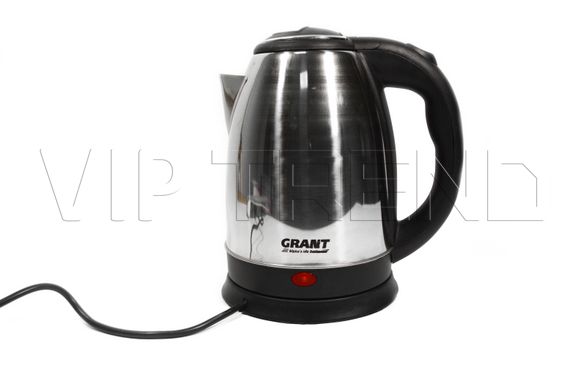 Электрочайник GRANT 0418 (Чайник электрический Грант) 2000 Вт / 2 литра/ нержавейка