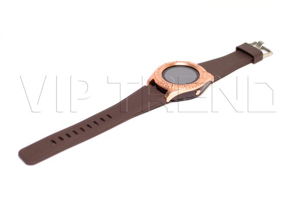 Умные наручные смарт часы Smart Watch Z3 (многофукциональные часы для спорта фитнес-браслет розово-коричневые)