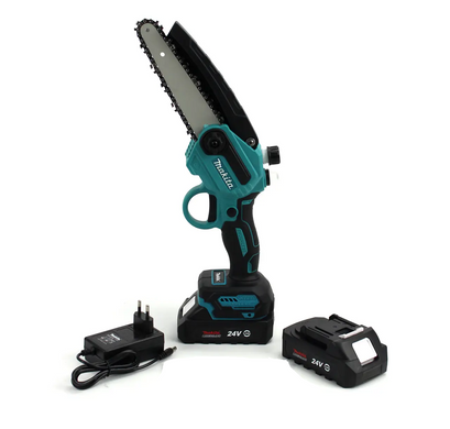 Аккумуляторная мини-пила Makita DUC155HN с автоматической смазкой цепи 24V, 4AH, шина 15 см