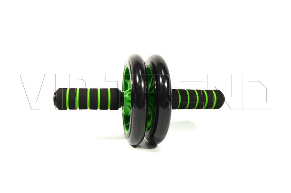 Фітнес колесо для преса Double wheel Abs health abdomen round (WM-27) (домашній тренажер-колесо для преса)