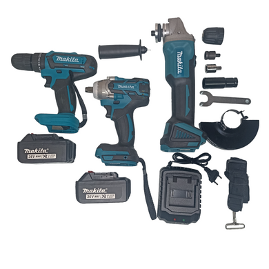 Набір інструментів Makita 3 в 1 36V / 5A Шуруповерт, Болгарка, Гайковерт