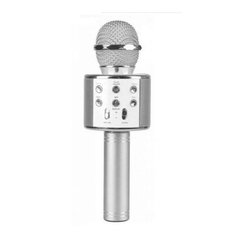 Мікрофон - караоке 2 в 1 (Бездротовий мікрофон W 858) (Silver)