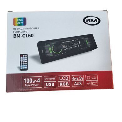 Автомагнитола BOSCHMANN BM-C160 1 din bluetooth&nbsp;(автомагнитола 1 Дин)