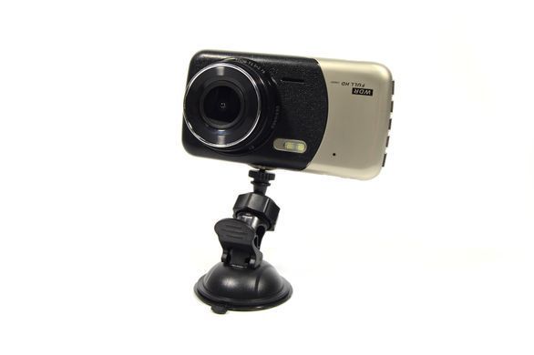 Відеореєстратор DVR T652 4" Full HD + Виносною Камерою Заднього Виду